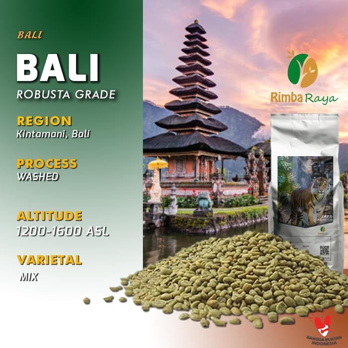 

NWFK Robusta Green Bean Bali Kintamani Petik Merah Biji Kopi Robusta Greenbean