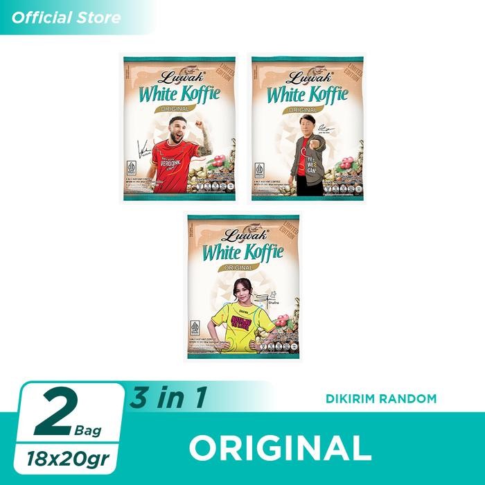 

8SXE Kopi Luwak White Koffie Original Bag 18X20Gr Twin Pack