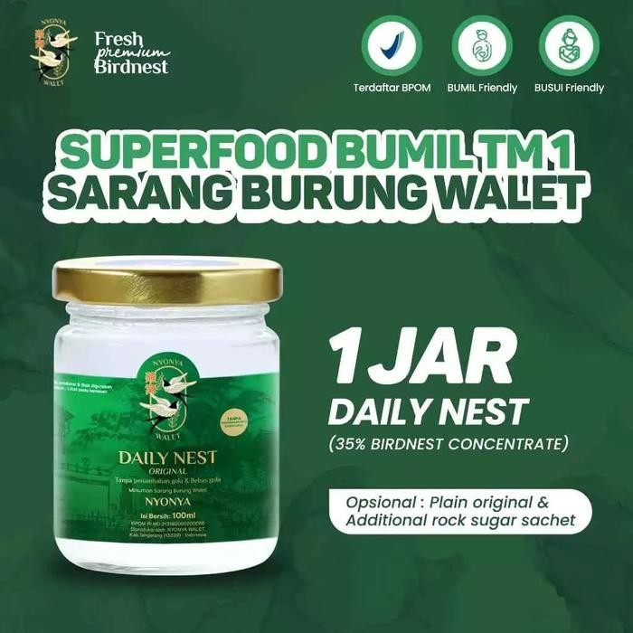

8SXE Bird Nest Sarang Burung Walet Asli Premium 100% Nyonya Walet (35%)