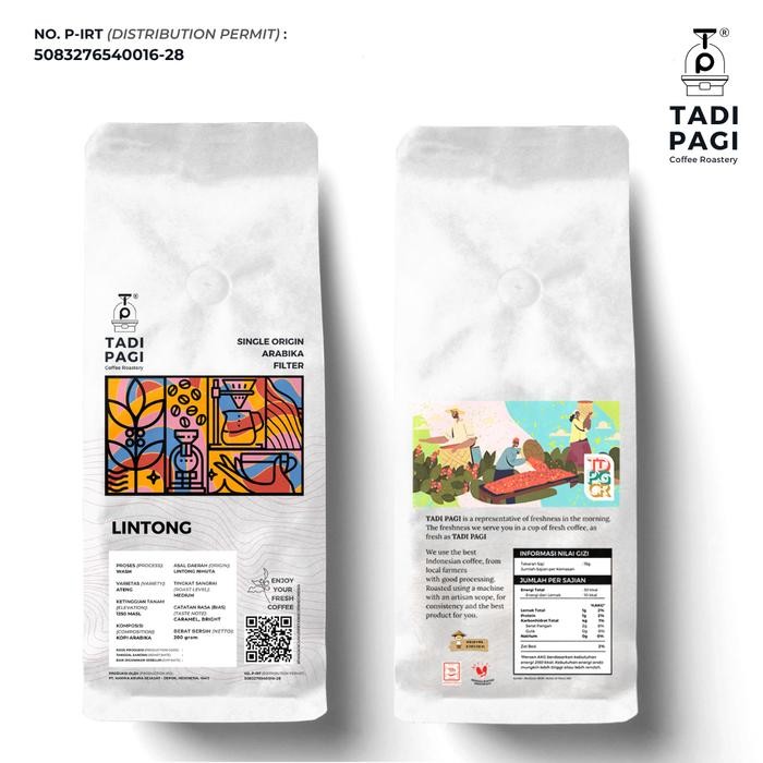 

8SXE Lintong 200 Gr Roast Bean Coffee - Biji Kopi Matang