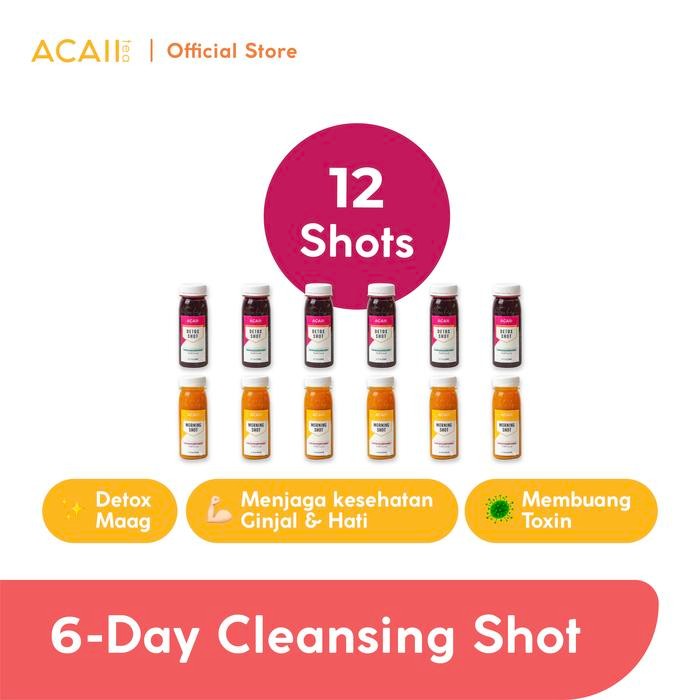 

8SXE Acaii Tea 6-Day Cleansing Shot Package (12X125Ml)