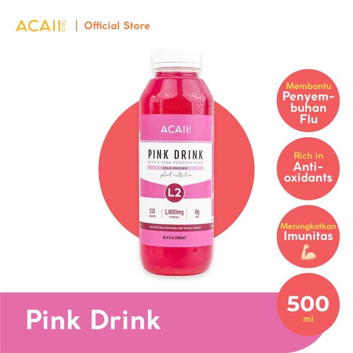 

8SXE Acaii Tea Pink Drink 500Ml