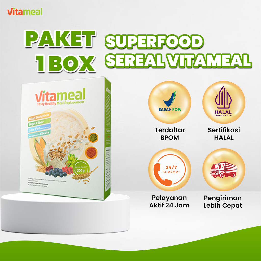 

Distributor Vitameal Resmi – Sereal Sehat Rendah Gula untuk Penderita Diabetes, Cegah Komplikasi, Redakan Mati Rasa Kaki Tangan VITAMAEL SUPERFOOD