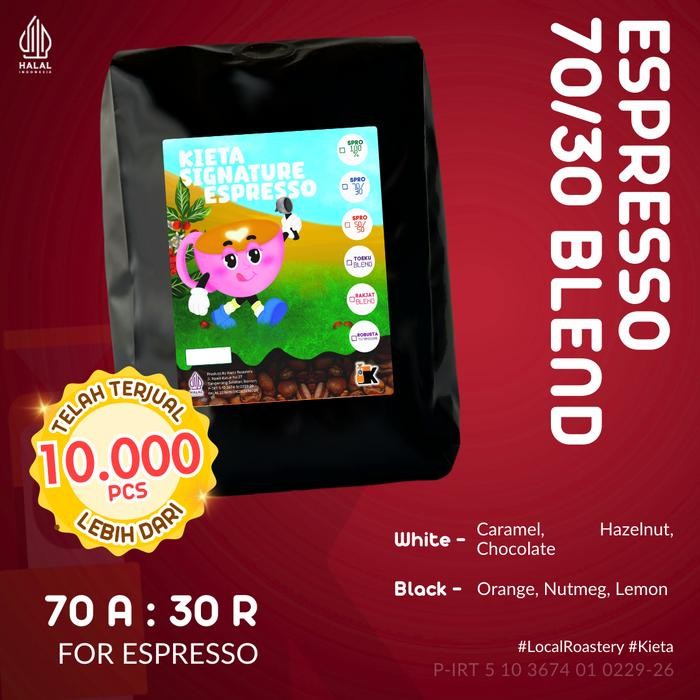 

8SXE Biji Kopi 1Kg Espresso Blend 70 Arabika / 30 Robusta