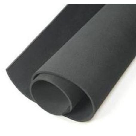 FKDO Busa Ati/Eva Spon/Busa Hati/Eva Spons Hitam 2Mm Panjang Meteran Lebar 125 Cm