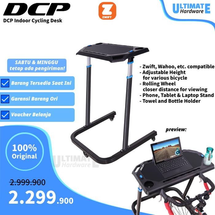 Gercep Dcp Original Bicycle Trainer Desk Adjustable Meja Sepeda Zwift Roller