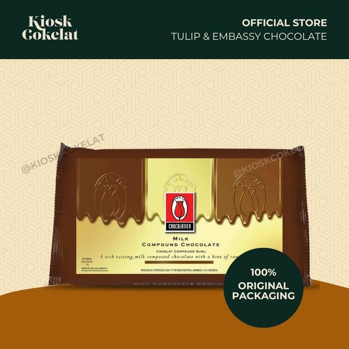 

(Rnd) - Tulip Chocolatier Milk Compound Chocolate 1Kg