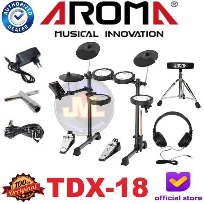Aroma TDX-18 Drum Elektrik Aroma TDX18 Paket Drum Elektrik