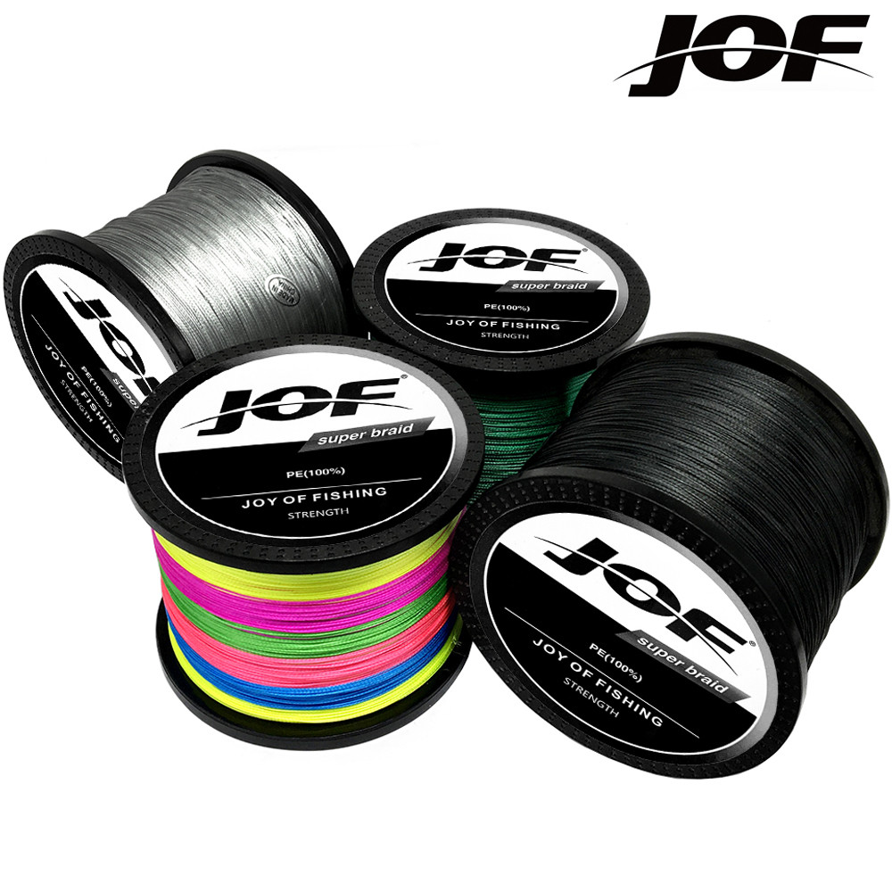 JOF 300M 500M 1000M PE Fishing Line 8 Strands Braided Fishing Line