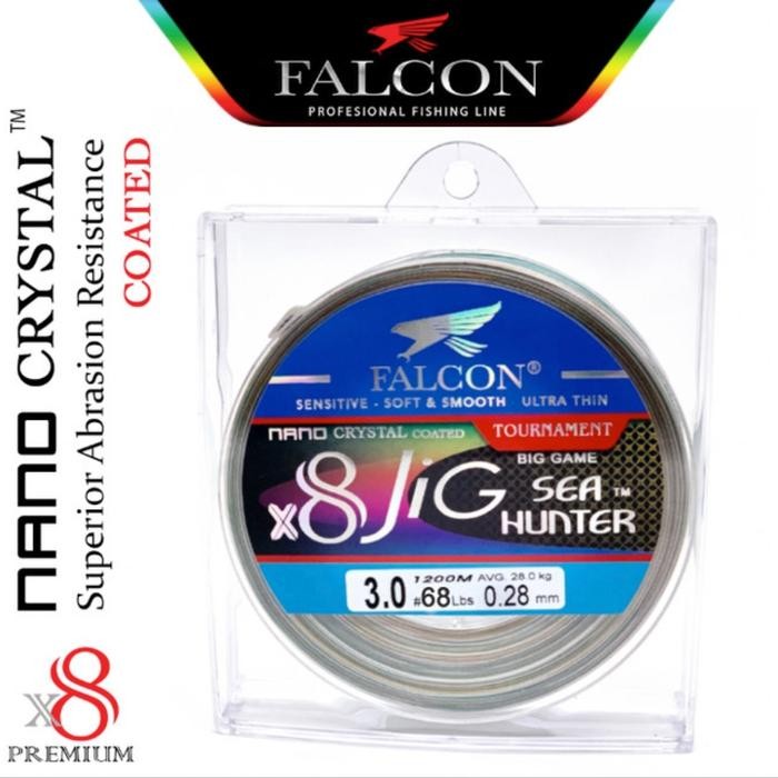 BENANG PE 3 FALCON SEA HUNTER X8 JIG NANO CRYSTAL COATED