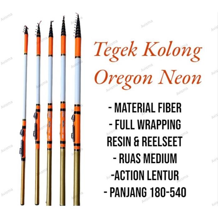 Joran Tegek Fiber Oregon Neon Kolong AP