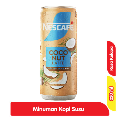 

Nescafe Minuman Kopi Susu Rasa Coconut Latte Can 220 ml
