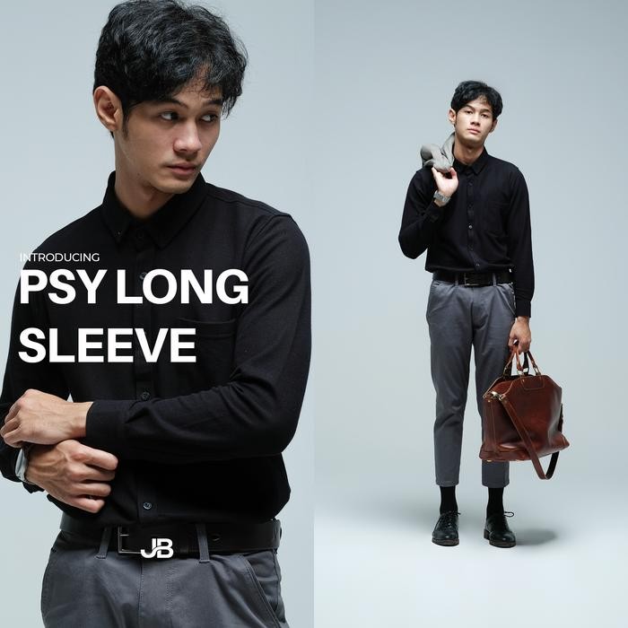 Kemeja Panjang Pria JB PSY Long Shirt Hitam *