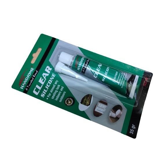 PTM -TERMURAH Lem Silicone Sealant Tube 35gr Lem Kaca Silicone Rubber Silen LEM SILICONE SEALANT 35G