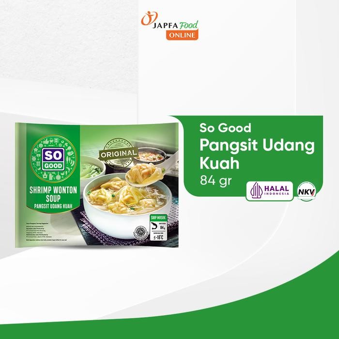

So Good Pangsit Udang Kuah 84Gr