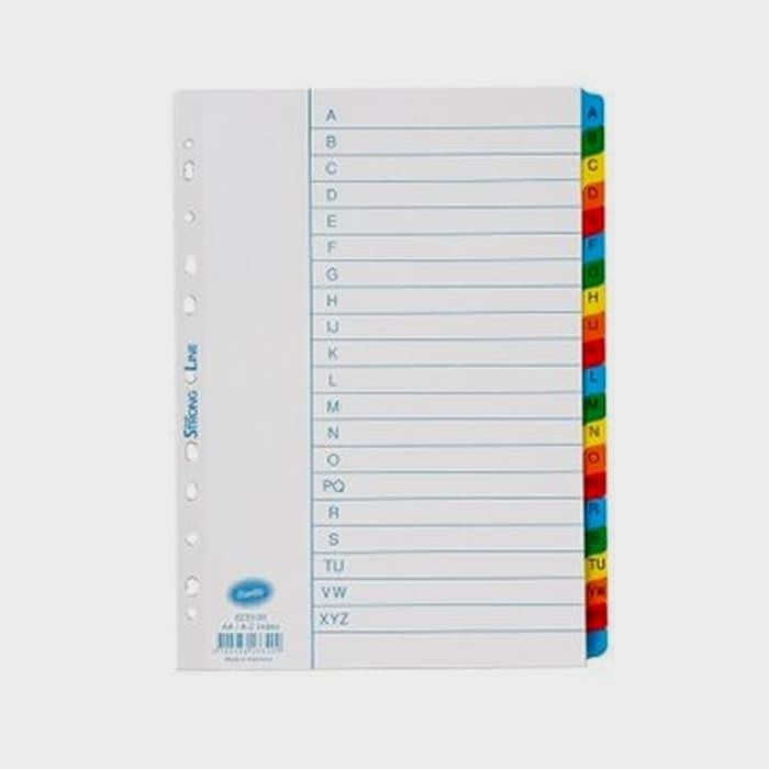 

DIVIDER BANTEX A4 A-Z 6233 / pembatas kertas