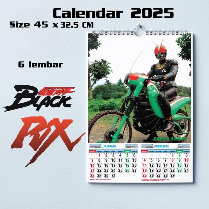 

Kalender tahun 2025 Ksatria Baja Hitam RX
