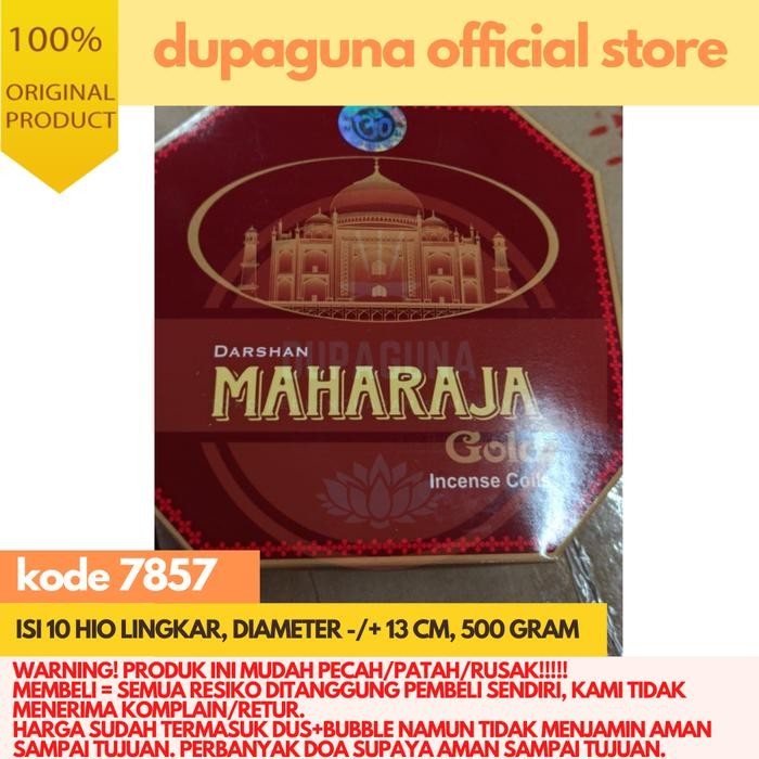 FAB0 Hio / Dupa India Lingkar Darshan Maharaja Gold