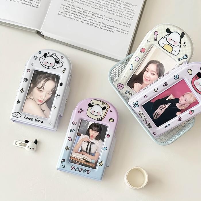 [HARU] Pochacco Collection book Mini Collect Book 1P 32 Slot binder Photocard Album Lucu Tempat pc