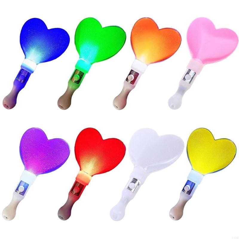 L8RF Glowing Light Up for Kids Gifts Presents Colorful Color Changing Heart