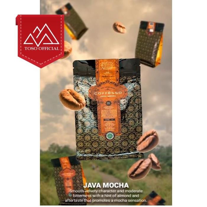 

Terlaris!! Coffesso Java Mocha Coffee Beans Biji Kopi