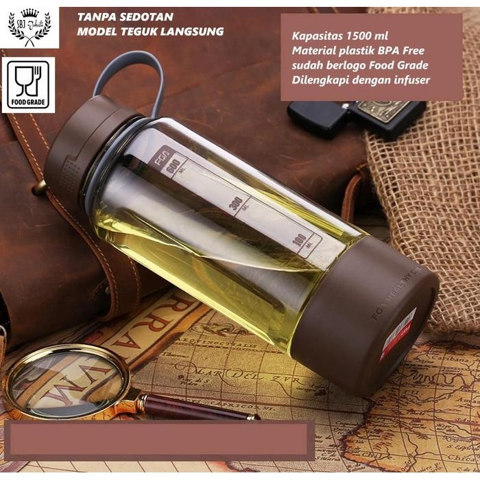 IZ8W Botol Air Minum Infuser Bpa Free Fga 1000 Ml