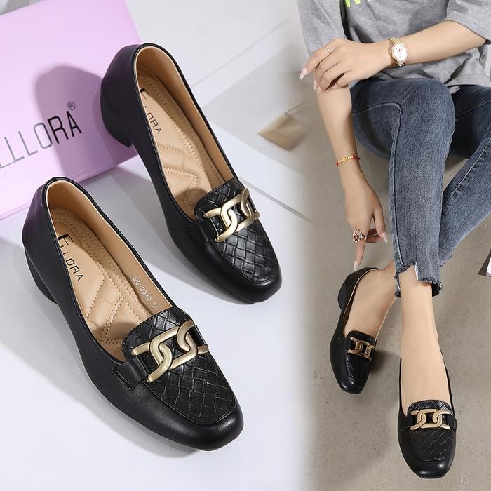Ellora Eg-3340 Sepatu Kerja Wanita Import