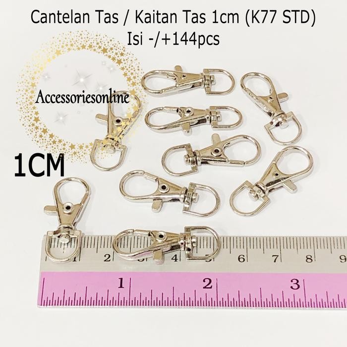 Cantelan Tas / Kaitan Tas / ID CARD 1 cm (K77 STD) PerGross NKL