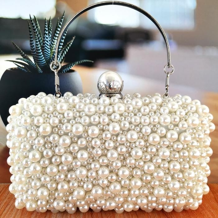 Tas Pesta Wanita Elegan Kondangan Lokal Mewah Unik Taspesta Simple Clutch Dompet Pesta 882700-E1