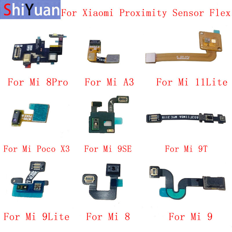 Light Proximity Sensor Flex Ribbon For Xiaomi Mi 8 8Pro A3 11Lite Poco X3 9 9Lite 9SE 9T Note 10 Pro