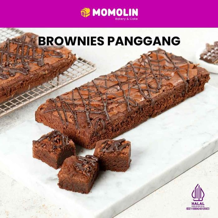 

OR6T Brownies Panggang Premium - Brownies Coklat - Fudgy Brownies