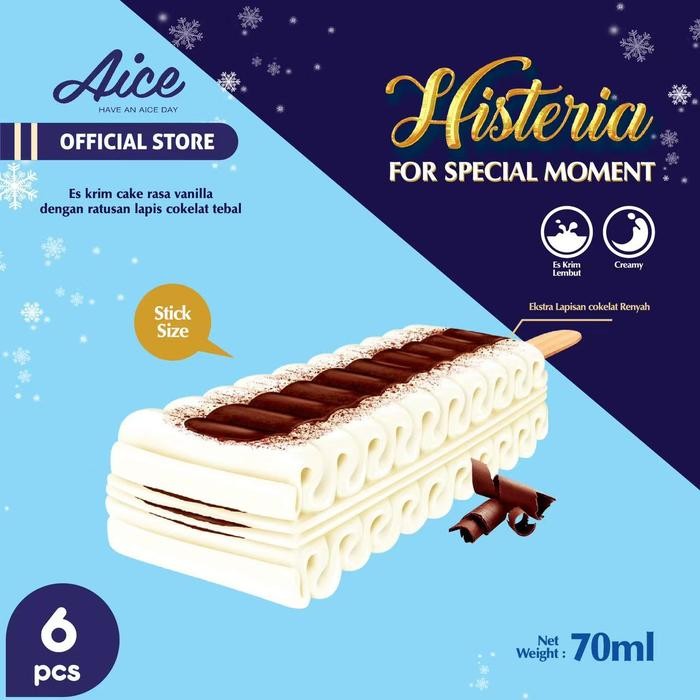 

OR6T Aice Ice Cream Histeria For Special Moment Isi 6Pcs