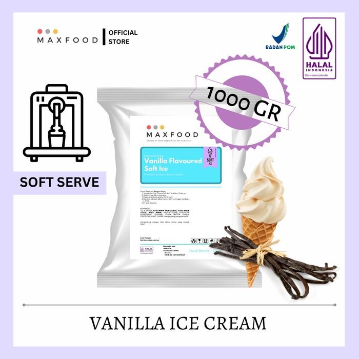 

OR6T Bubuk Es Krim Rasa Vanila 1 Kg / Soft Vanilla Ice Cream 1 Kg