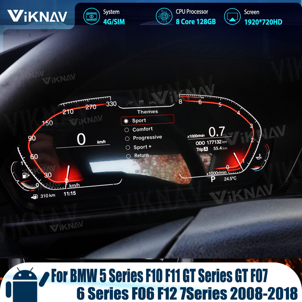 Gauge Cluster HUD Screen For BMW 5Series F10 F11 GT Series GT F07