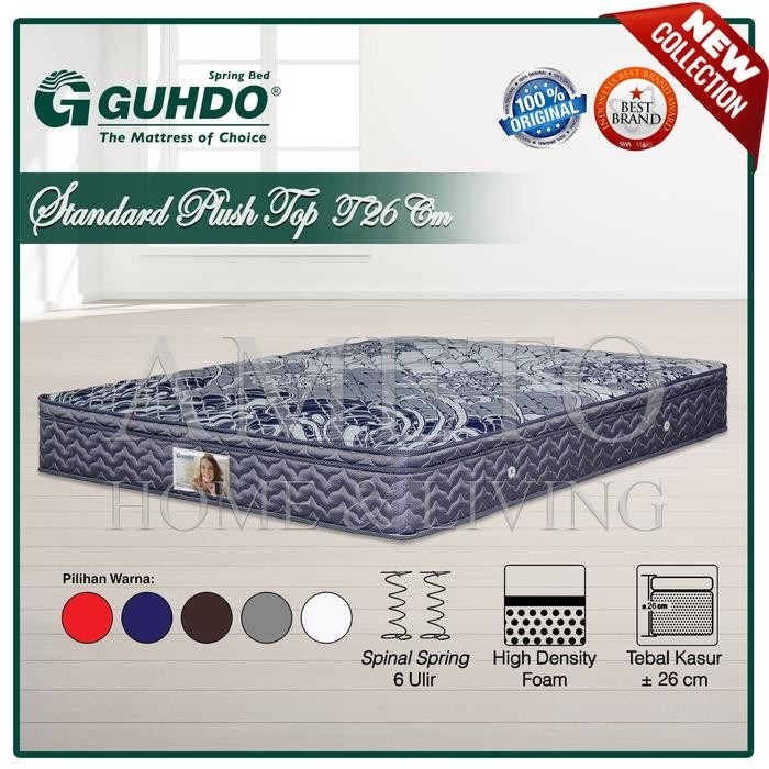 2E7A Kasur Standar Plush Top 160X200 Cm - Guhdo Spring Bed