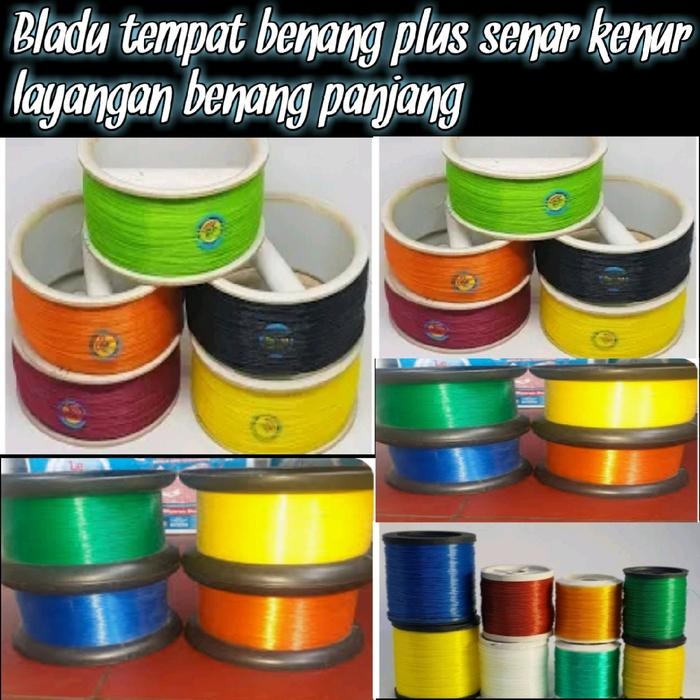 (Allthebest) Benang kenur dan bladu senar super panjang benang layangan