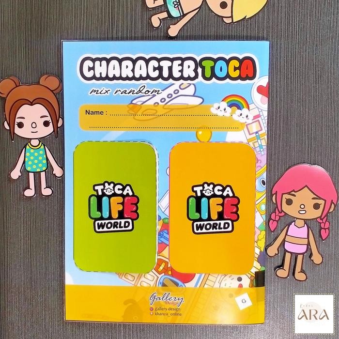 (Allthebest) Toca Boca Paper House Busy Book Toca Boca Life World HOME SERIES