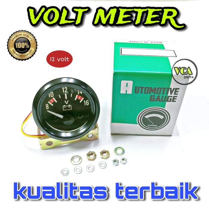 VOLT METER/VOLT METER PENGUKUR TEGANGAN MOBIL 12V UNIVERSAL