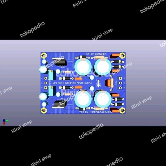 PCB Low Noise Symmetric Power Supply Simetris PSU Anistardi Aeri Audio