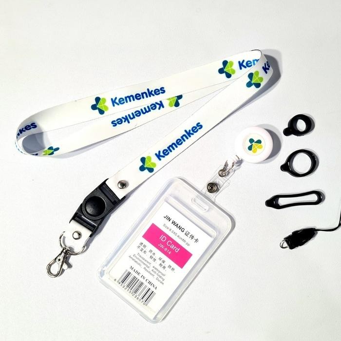 

DISKON Bisa Satuan Lanyard kemenkes kementerian kesehatan putih ready stock yoyo komplit READY STOCK