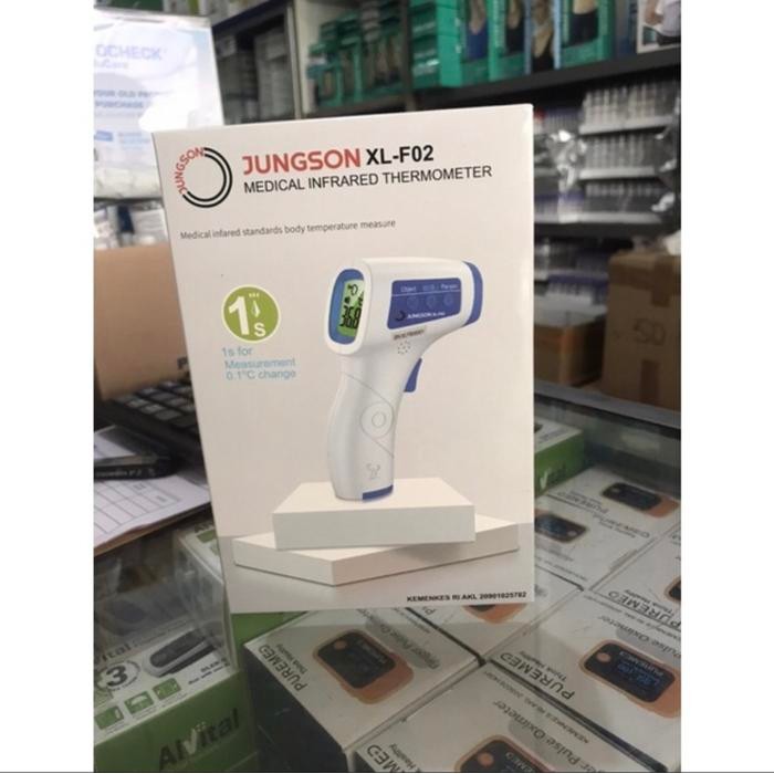 MURAH TERMOMETER MEDICAL INFRARED JUNGSON XL - F02 /TERMOMETER TEMBAK
