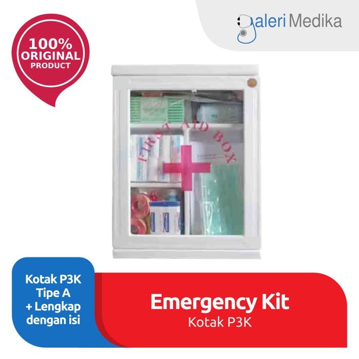 TERBARU Kotak P3K Tipe A - Alat/Obat Medis P3K Tipe A + Isi Lengkap
