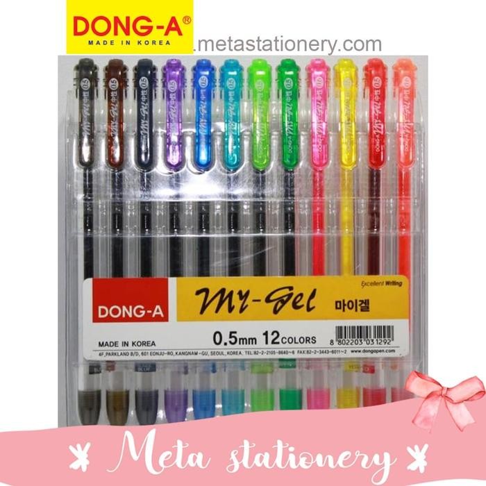 

Pulpen My Gel 12 Warna Dong-A