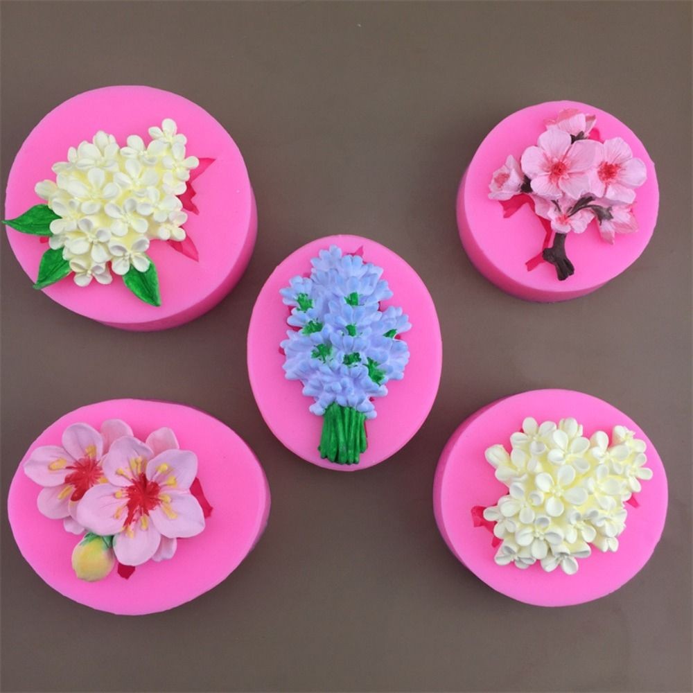3D Osmanthus Silicone Mold DIY Silicone Baking Mold Osmanthus Soap Mould Handmade Baking Pan Chocola