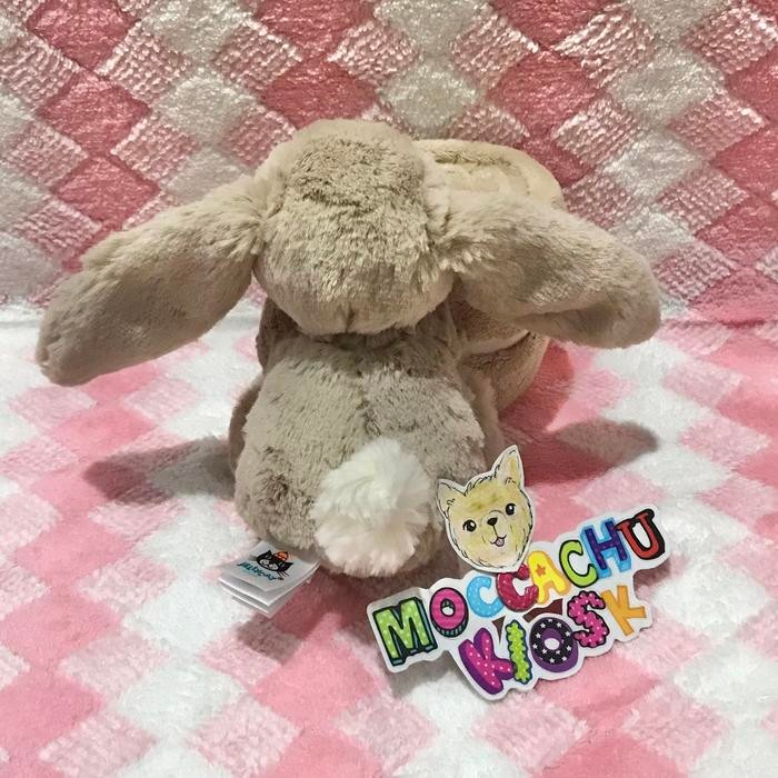 Jellycat Bashful Beige Bunny / Celemek Bayi Kelinci Coklat