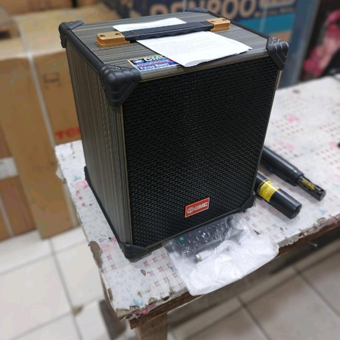 speaker karaoke portable gmc 899p