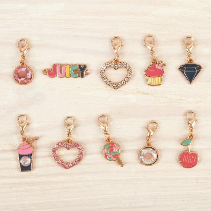 (Allthebest) MAKE IT REAL SET JUICY COUTURE PINK PRECIOUS BRACELET