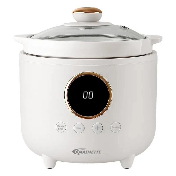 Maimeite Panci Soup 1.5 Liter Cooking Soup Pot Keramik Anti Lengket Resistensi Suhu Tinggi