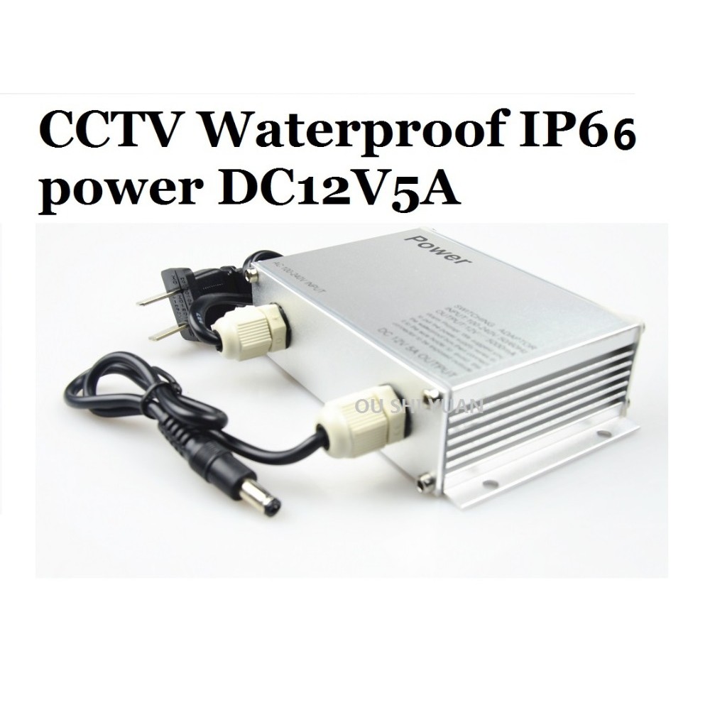 High Quality CCTV Power Supply Waterproof Outdoor IP66 AC110V-220V