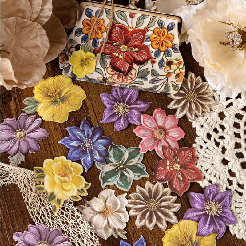 

6Style 20Pcs/pack special paper sticker pack for DIY handbook diary phone case Laptop